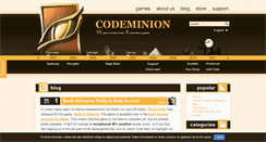 Desktop Screenshot of codeminion.com