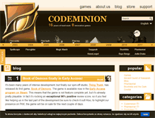 Tablet Screenshot of codeminion.com